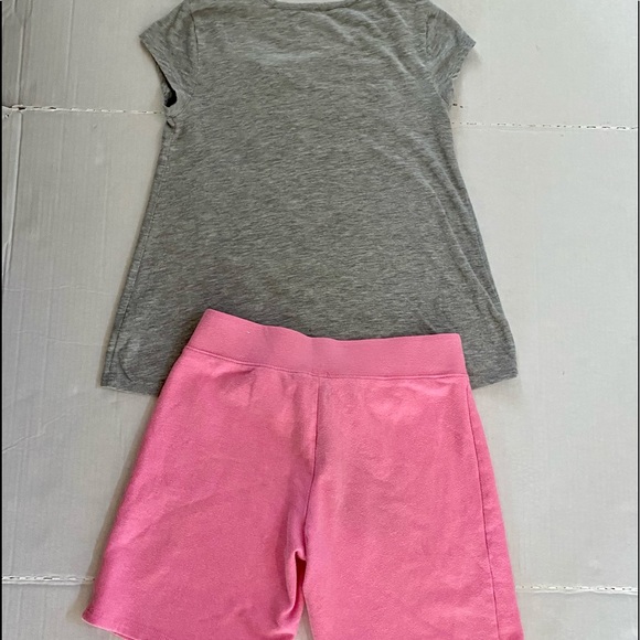 Justice Girls Size 12 Matching set Short-Sleeve tee and Shorts - Picture 3 of 3
